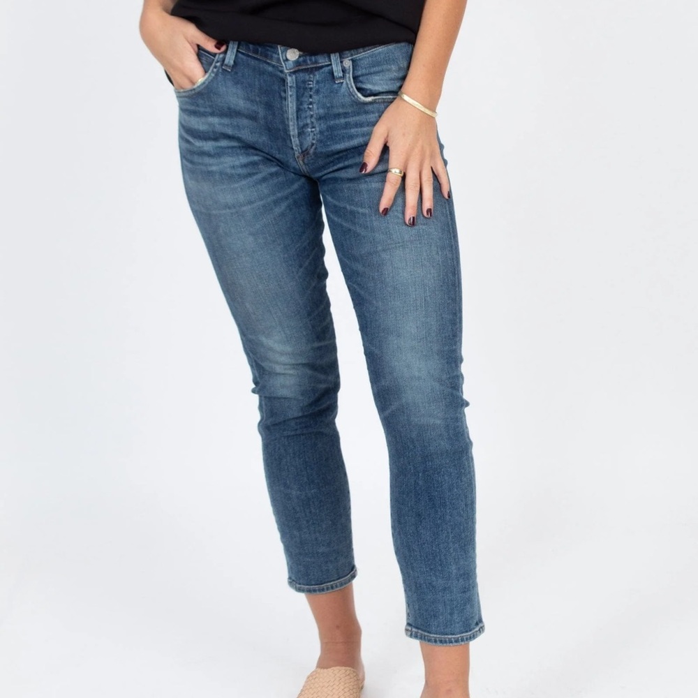 Citizens of Humanity Elsa Mid rise slim fit crop